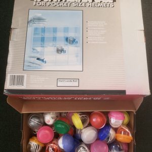 16 UNIT ACRYLIC CASE FOR POCKET SIZE HELMETS NFL FOOTBALL TEAMS LOT RARE VINTAGE