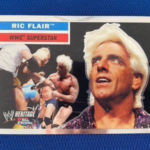 2006 TOPPS CHROME HERITAGE RIC FLAIR WWE SUPERSTAR #25 CARD