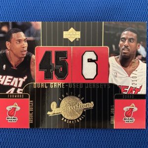 2003 UPPER DECK INSPIRATIONS EDDIE JONES RASUAL BUTLER JERSEY RELIC CARD /1500