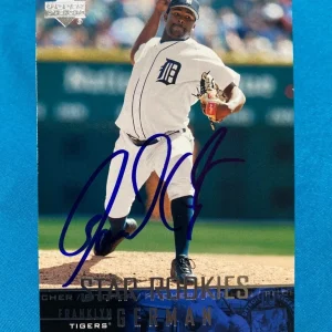 2003 UPPER DECK FRANKLYN GERMAN STAR ROOKIES RC SIGNED AUTO CARD #28 W/COA