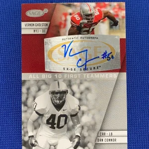 2008 SAGE VERNON GHOLSTON OHIO STATE/NY JETS AUTO AUTOGRAPHED CARD