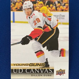 2018-19 UPPER DECK SERIES 2 CANVAS DILLON DUBE YOUNG GUNS ROOKIE RC CARD #C214