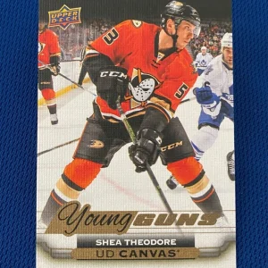 2015-16 UPPER DECK SERIES 2 CANVAS SHEA THEODORE YOUNG GUNS RC ROOKIE #C227 CARD