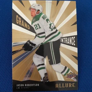 2020-21 UPPER DECK ALLURE JASON ROBERTSON STARS GRAND ENTRANCE CARD #GE-12