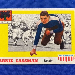 1955 TOPPS ALL-AMERICAN ARNIE LASSMAN CARD #46 VINTAGE