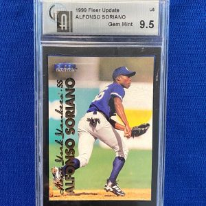 1999 FLEER TRADITION UPDATE ALFONSO SORIANO NY YANKEES RC #U5 CARD GAI 9.5