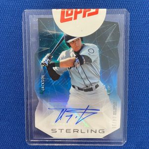2014 BOWMAN STERLING ALEX JACKSON SEATTLE MARINERS SIGNED AUTO DIE CUT /30 CARD