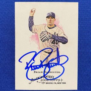 2008 TOPPS ALLEN & GINTER BRIAN BANNISTER KC ROYALS SIGNED AUTO #239 W/COA