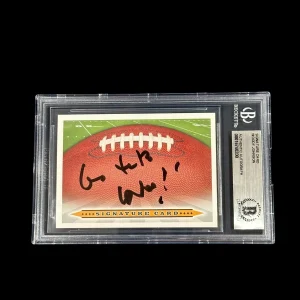 Woody Johnson New York Jets Owner Ambassador Signed Autograph Beckett BAS Slab