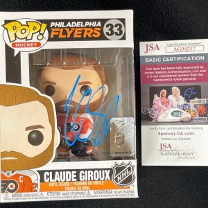 Claude Giroux Signed Philadelphia Flyers Funko Pop Figure #33 JSA COA Senators