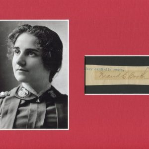Maud Ballington Booth Salvation Army Volunteers of America Signed Autograph Phot