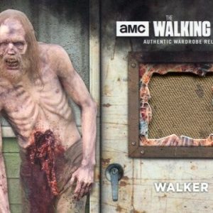 Walker AMC The Walking Dead 2017 Topps Patch Screen Wardrobe Costume Relic Card