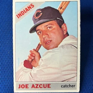 VINTAGE 1966 TOPPS JOE AZCUE CLEVELAND INDIANS CARD #452
