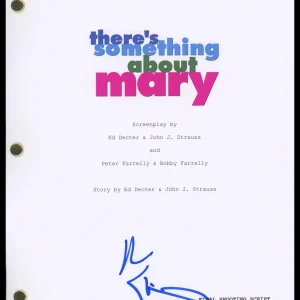 Ben Stiller "There's Something About Mary" AUTOGRAPH Signed Script Screenplay