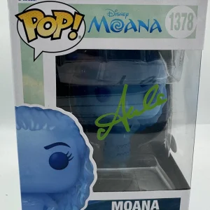 Auli'i Cravalho "Moana" AUTOGRAPH Signed Translucent Blue 1378 Funko Pop ACOA