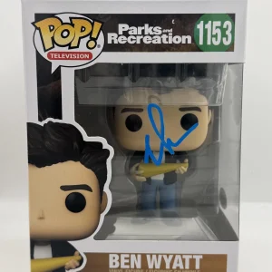 Adam Scott "Parks and Recreation" AUTOGRAPH Signed 'Ben Wyatt' Funko Pop B ACOA