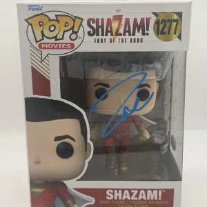 Zachary Levi "Shazam! Fury of the Gods" AUTOGRAPH Signed 1277 Funko Pop B ACOA