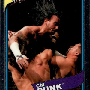 CM Punk 2008 Topps Chrome WWE Heratige III Card #27