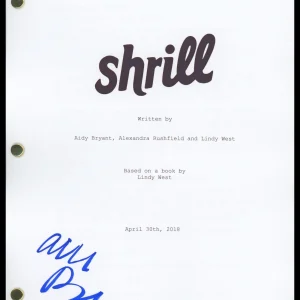 Aidy Bryant "Shrill" AUTOGRAPH Signed 'Annie Easton' Pilot Episode Script ACOA
