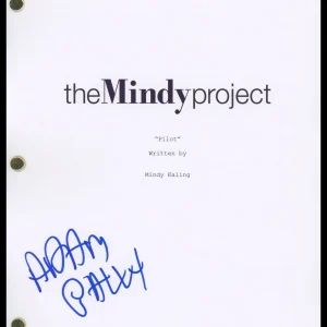Adam Pally "The Mindy Project" AUTOGRAPH Signed Peter Pilot Episode Script ACOA