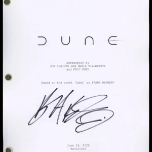 Babs Olusanmokun "Dune" AUTOGRAPH Signed 'Jamis' Complete Script Screenplay ACOA