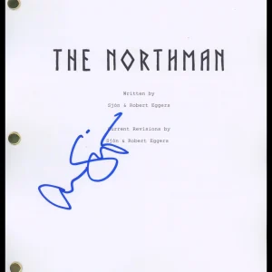 Alexander Skarsgard "The Northman" AUTOGRAPH Signed Full Script Screenplay ACOA