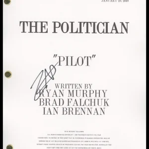 Zoey Deutch "The Politician" AUTOGRAPH Signed Infinity Pilot Episode Script ACOA
