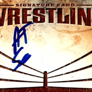 Alex Taylor Signed NWA Wrestling Signature Autograph Card TNA WWE NXT AEW