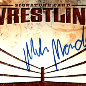Mike Mondo Signed NWA Wrestling Signature Autograph Card WWE Sprit Squad Mikey
