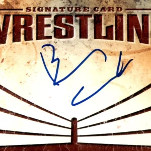 Brutus Creed Signed WWE Wrestling Signature Autograph Card WWF NXT NWA TNA AEW