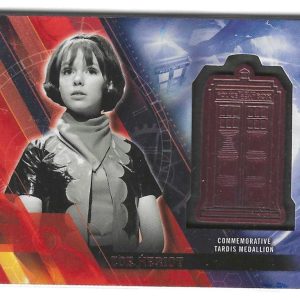 Doctor Who 2016 Zoe Heriot Commemorative Tardis Medallion Bronze Card 142/150