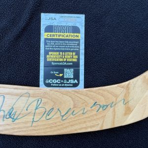 Red Berenson Signed Michigan Wolverines Team Issued Souvenir Stick JSA COA