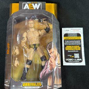 Maxwell Jacob Friedman MJF Signed AEW Series 6 Action Figure JSA COA