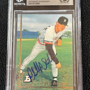 Phil Stidham Signed 1994 Bowman Card #204 BAS Certified Detroit Tigers