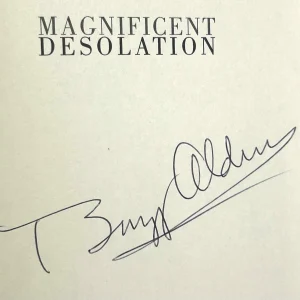 BUZZ ALDRIN Signed Autograph 1st Ed Book "Magnificent Desolation" JSA