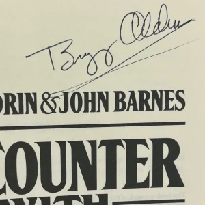 BUZZ ALDRIN Signed Autograph Book "Encounter With Tiber" JSA COA