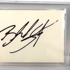 BLAKE SHELTON Signed Autograph Index Card Slabbed Encapsulated BAS Grade 10