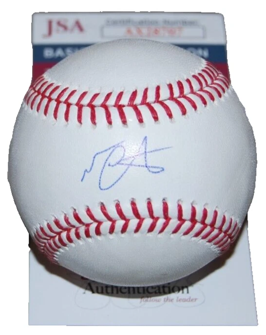 Oml NESTOR CORTES signed (NEW YORK YANKEES) Major League OML baseball JSA ...