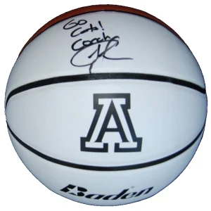 TOMMY LLOYD signed (ARIZONA WILDCATS) Full Size logo basketball JSA AX28893