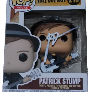 PATRICK STUMP signed (FALL OUT BOY) Funko Pop Rocks #210 BECKETT BAS BP89862