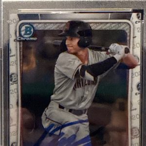 Alek Thomas signed 2020 Bowman Chrome Arizona Diamondbacks Card PSA/DNA 84610639