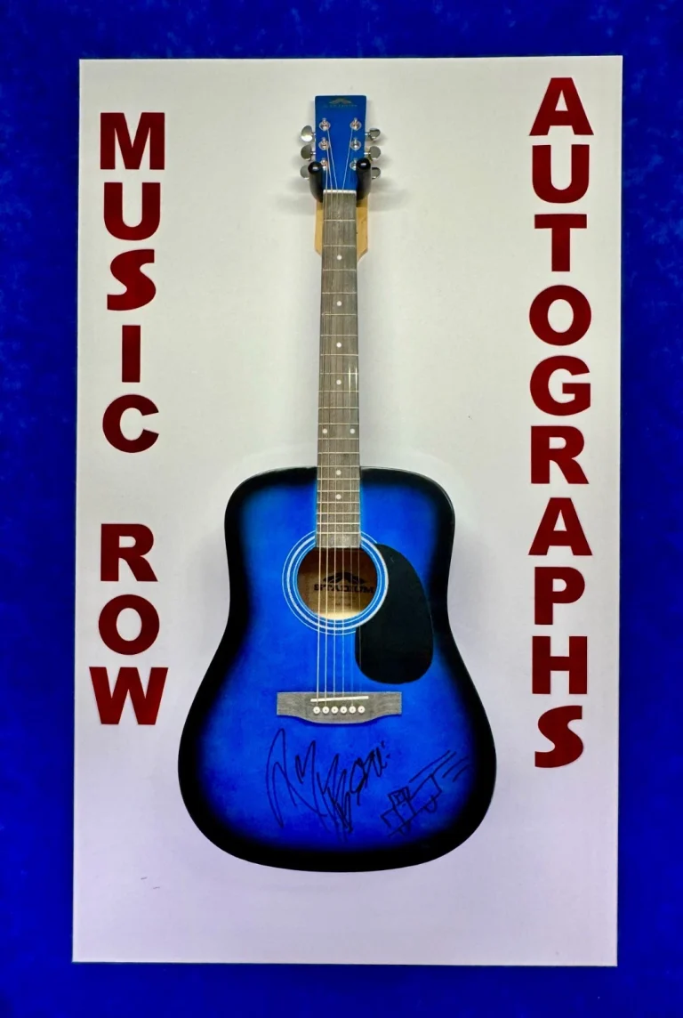 POST MALONE Signed Acoustic Guitar Autograph w/sketch JSA LOA