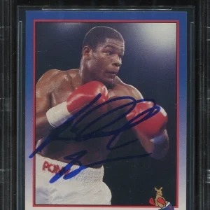 RIDDICK BOWE signed autographed 1991 KAYO ROOKIE CARD RC BECKETT (BAS)