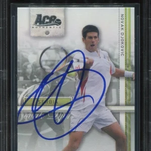 NOVAK DJOKOVIC signed autographed 2007 ACE ROOKIE CARD RC BECKETT (BAS)