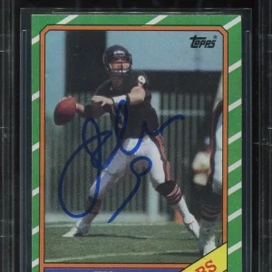 CHICAGO BEARS JIM McMAHON signed auto 1986 TOPPS CARD BECKETT (BAS) 85 BEARS