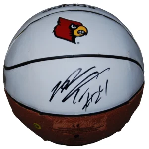 MONTREZL HARRELL signed (LOUISVILLE CARDINALS) mini basketball BECKETT BT56224