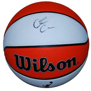 CAITLIN CLARK signed (INDIANA FEVER) WNBA rubber Basketball BECKETT BAS AE43364