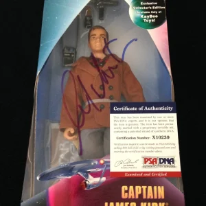 WILLIAM SHATNER SIGNED 12" STAR TREK ACTION KB TOYS EXCLUSIVE FIGURE PSA/DNA
