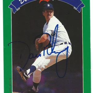 DAN PETRY SIGNED DETROIT TIGERS 1990 KROGER CARD