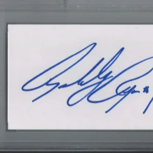 BOBBY RYAN SIGNED OTTAWA SENATORS INDEX CARD PSA/DNA AUTHENTICATED